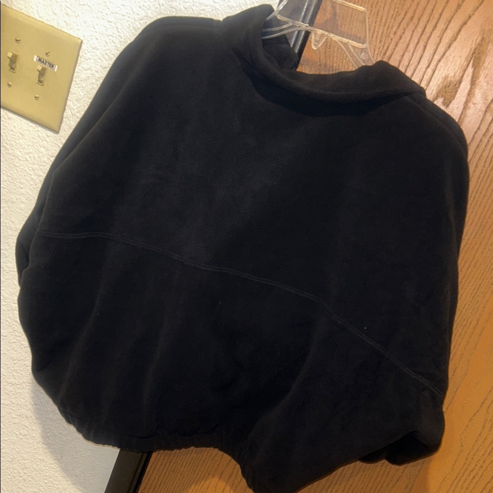 NWT Nike Black Fleece Half-Zip Jacket with front pockets size Small - Picture 7 of 10
